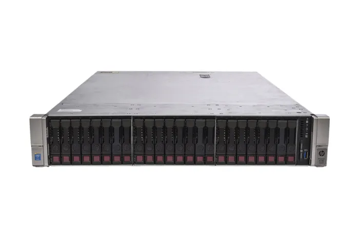 Подробное фото Сервер HP Proliant DL380 G9 Xeon 2x E5-2696v4 192Gb 2133P DDR4 24x+2x noHDD 2.5" SAS RAID P440ar, 2048Mb + BBU, 2xPSU 800W