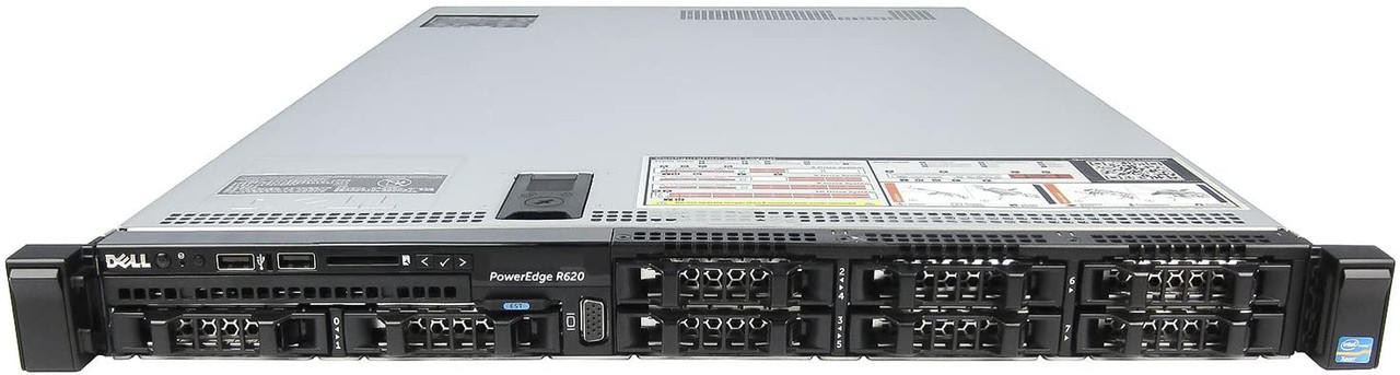 Изображение Сервер DELL PowerEdge R620 Xeon 2x E5-2695v2 128Gb 10600R DDR3 8x noHDD 2.5" SAS Perc H710mini, 512Mb, DVD, 2*PSU 750W