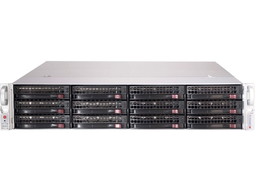 Подробное фото Сервер Supermicro 6029P 2x Xeon Platinum 8168 256Gb DDR4 2666V 12x noHDD 3.5" SAS RAID AOC-S3108L-H8iR, 2*PSU 1200W