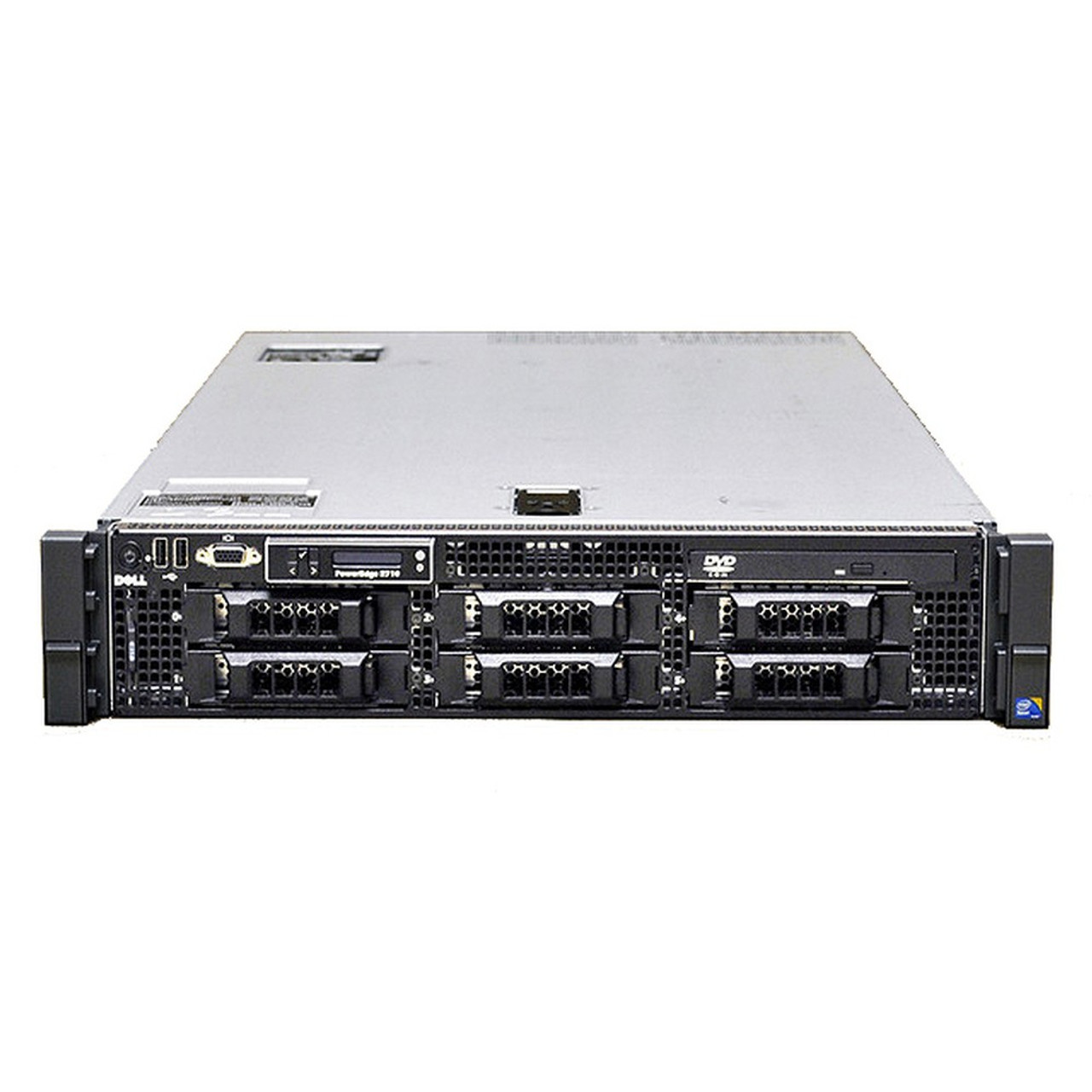 Подробное фото Сервер DELL PowerEdge R710 2x Xeon 5650 96Gb DDR3R 6x noHDD 3.5" SAS RAID Perc H700 mini, 512Mb, 2*PSU 870W