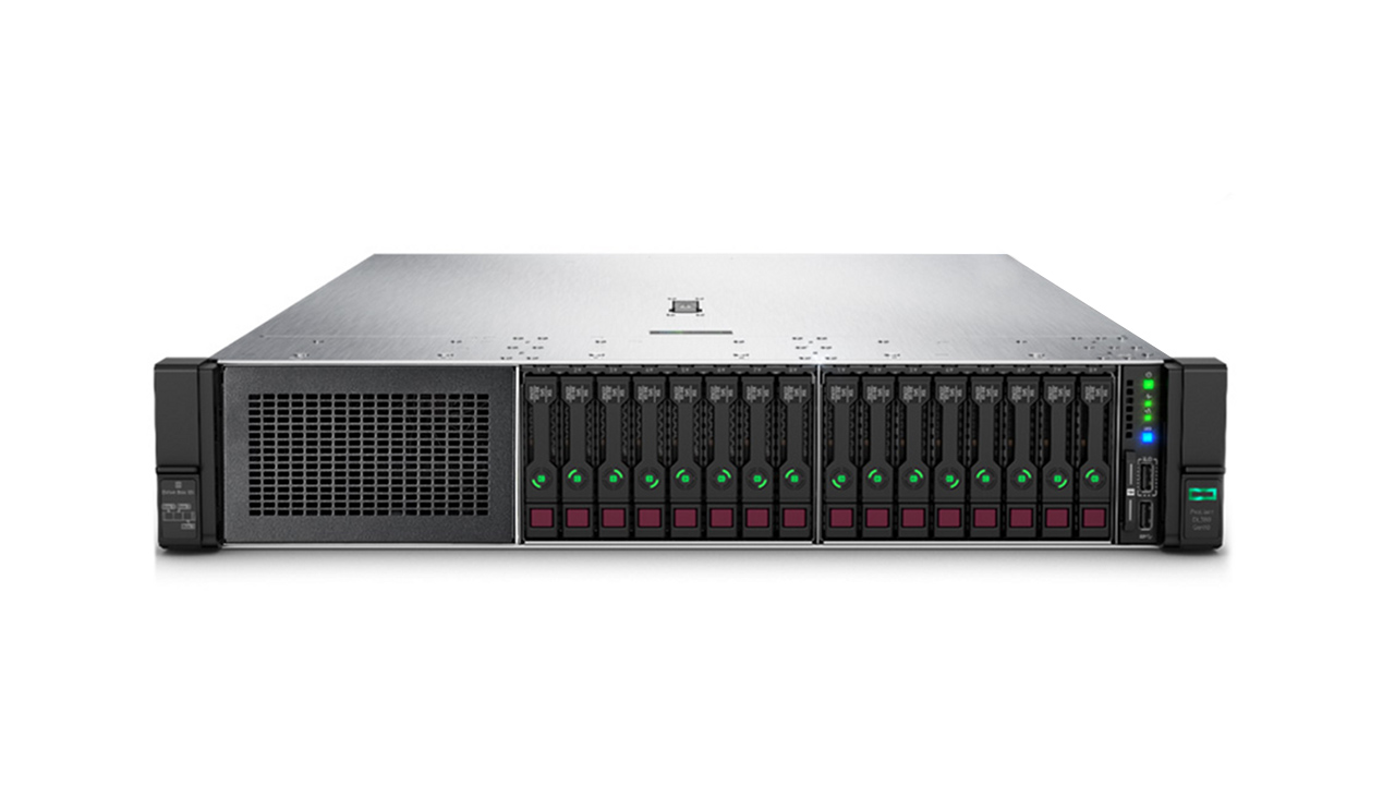 Изображение Сервер HP Proliant DL380 G10 Xeon 2x Platinum 8176 384Gb DDR4 2400T 8x 2.5" SATA/SSD + 8x 2.5" NVME  RAID S100i SR 2xPSU 500W