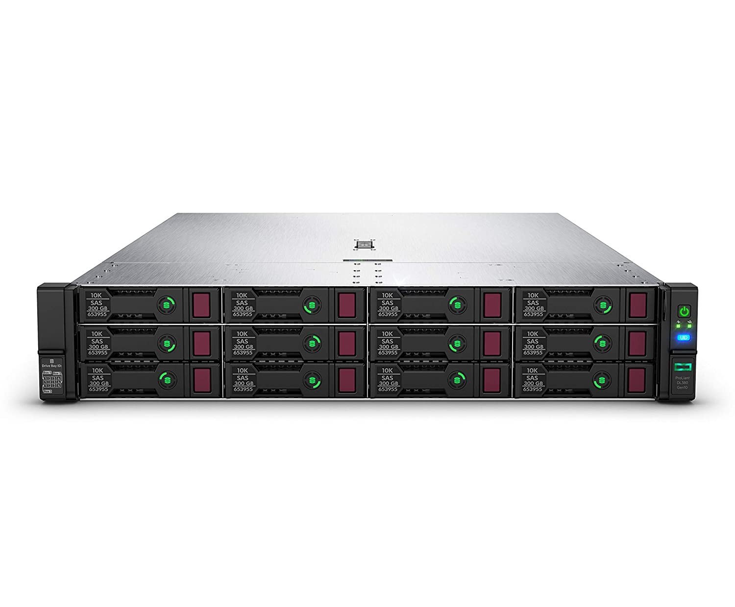 Изображение Сервер HP Proliant DL380 G10 Xeon 2x Gold 6154 192Gb DDR4 2400T 12x noHDD 3.5" + 2x noHDD 2.5"  RAID P408i-A SR + BBU 2xPSU 800W