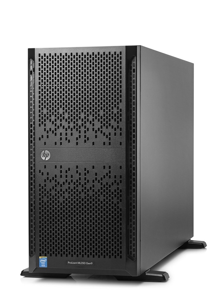 Изображение Сервер HP Proliant ML350 G9 2x Xeon E5-2640v3 64Gb 2133P DDR4 8x noHDD 2.5" SAS RAID P440ar, 2048Mb 2xPSU 800W