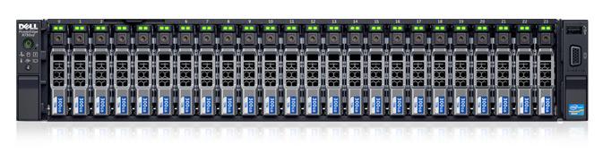 Подробное фото Сервер DELL PowerEdge R730XD 2x Xeon E5-2690v4 192Gb 2133P DDR4 26x noHDD 2.5", SAS RAID Perc H730, 1024Mb, 2*PSU 750W