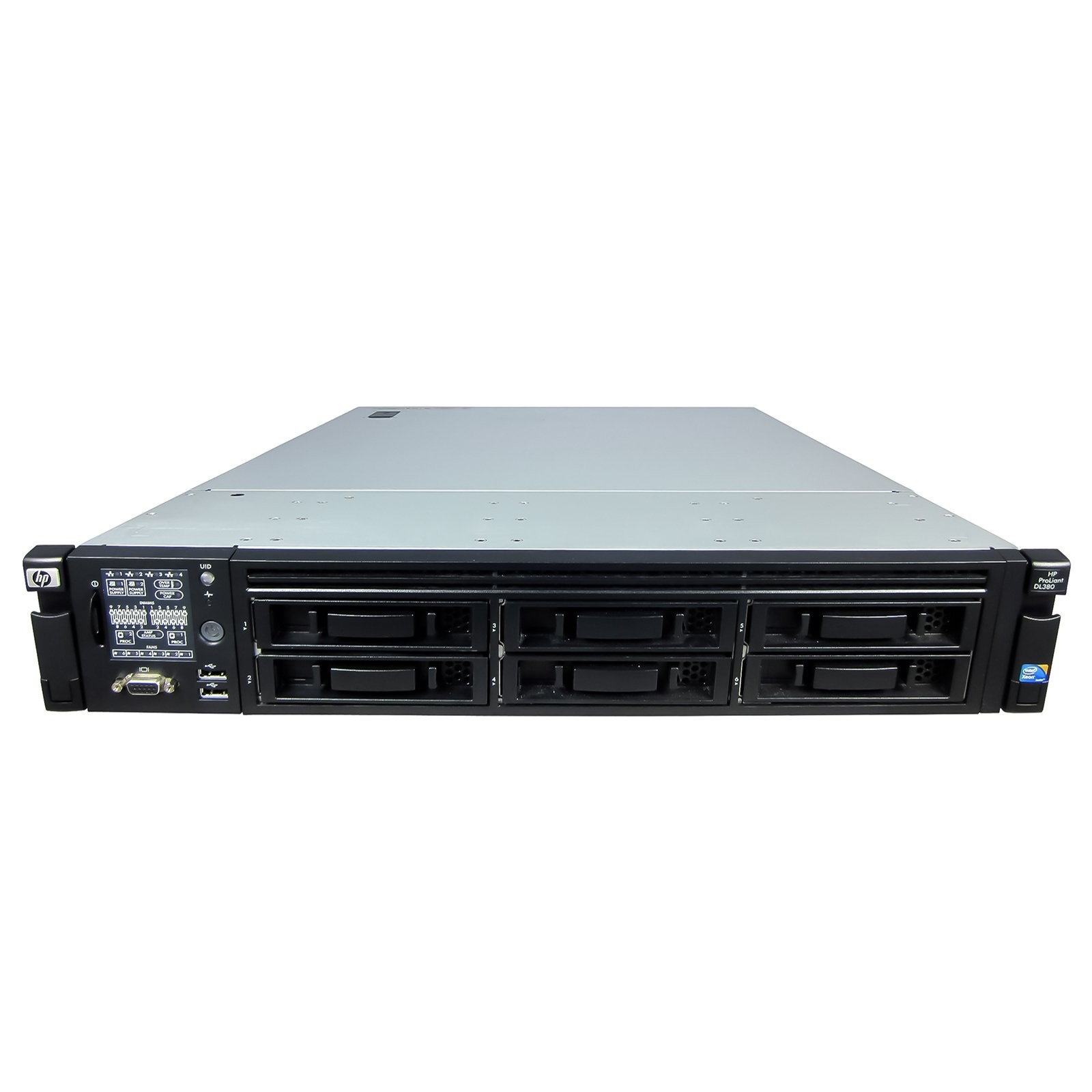 Подробное фото Сервер HP Proliant DL380 G7 Xeon 2x E5645 48Gb DDR3R 6x noHDD 3.5" SAS RAID p410i, 512Mb 2xPSU 460W
