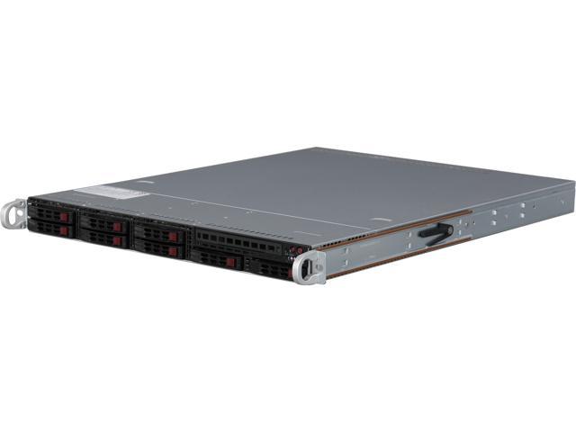 Подробное фото Сервер Supermicro 1027R 2x Xeon  E5-2640 48Gb 10600R DDR3 8x noHDD 2.5"  RAID LSI 2208 SAS/SATA/SSD, 2xPSU 500W