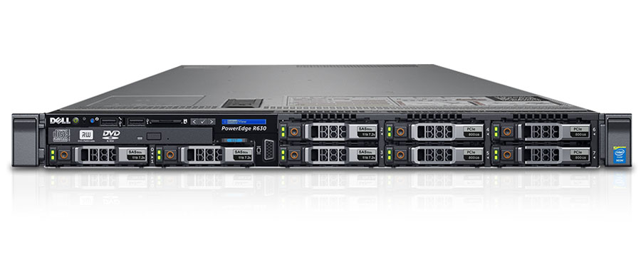 Изображение Сервер DELL PowerEdge R630 Xeon 2x E5-2620v3 64Gb 2133P DDR4 8x noHDD 2.5", SAS RAID Perc H330, DVD, 2*PSU 495W