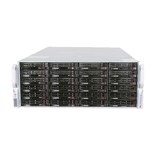 Изображение Сервер Supermicro 6048R 2x Xeon E5-2696v4 192Gb 2133P DDR4 36x noHDD 3.5" RAID AOC-S3008L-H8E , 2*PSU 1280W