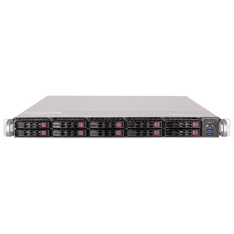 Подробное фото Сервер Supermicro 1018R-WC0R Xeon E5-2650v4 128Gb 2133P DDR4 10x noHDD 2.5" SAS/SATA, C612, 2xPSU 750W