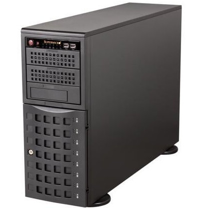 Подробное фото Сервер Supermicro 7048R Xeon 2x E5-2650v4 192Gb 2133P DDR4 8x noHDD 3.5" SATA , RAID C612 , 2*PSU 920W