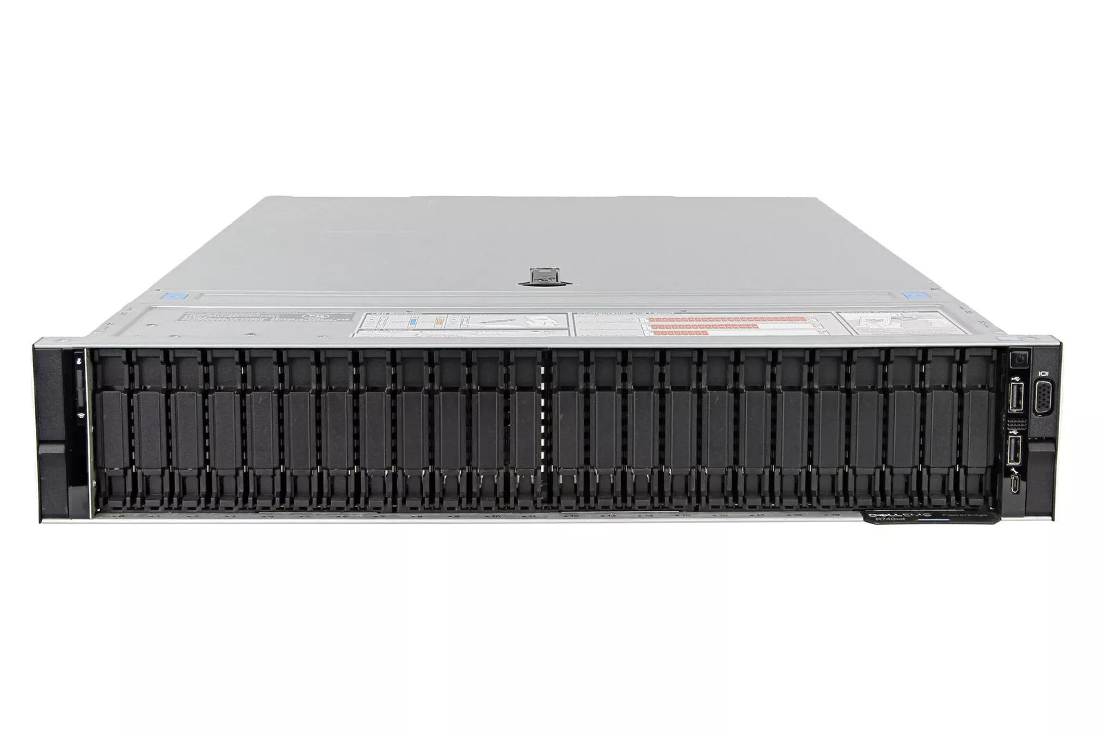 Подробное фото Сервер DELL PowerEdge R7425 EPYC 7601 512Gb 2133P DDR4 24x noHDD 2.5", SAS RAID Perc H730p, 2*PSU 1100W