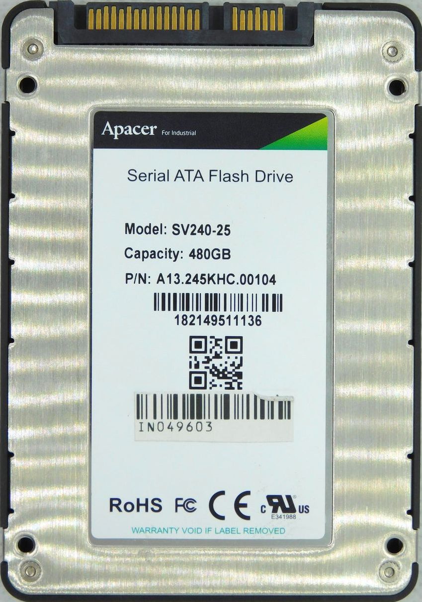 Твердотельный диск SSD 2,5" Apacer  480Gb SATA 6G   