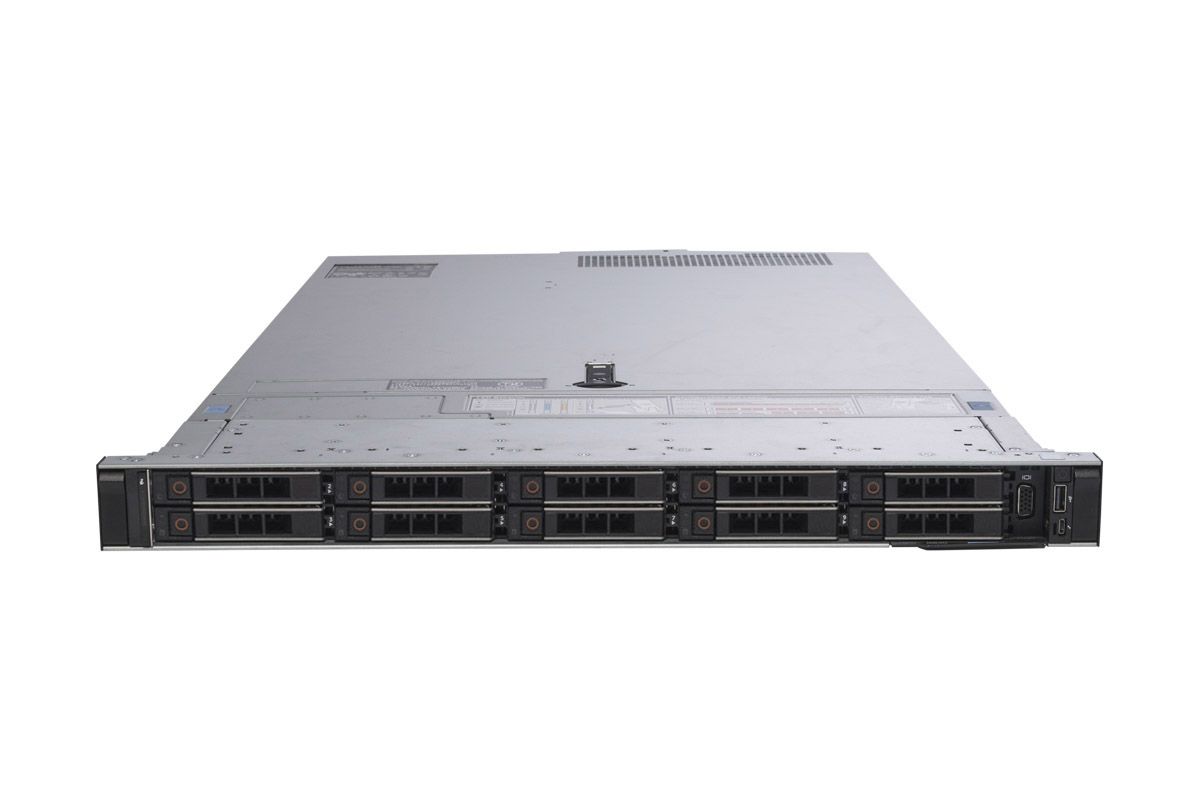 Изображение Сервер DELL PowerEdge R640 Xeon 2x Silver 4110 128Gb DDR4 2400T 10x noHDD 2.5", SAS RAID Perc H330, 2*PSU 750W